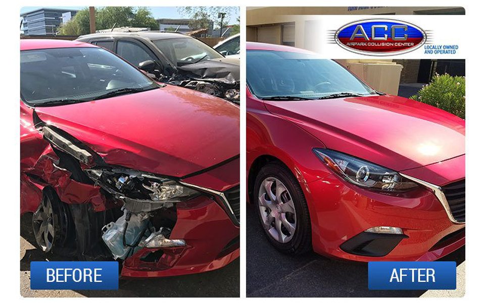 Mazda Body Shop Bumper Repair